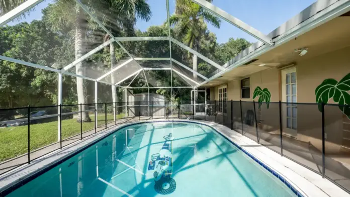 An indoor swimming pool at Reign Residential Treatment Center in Southwest Ranches, FL